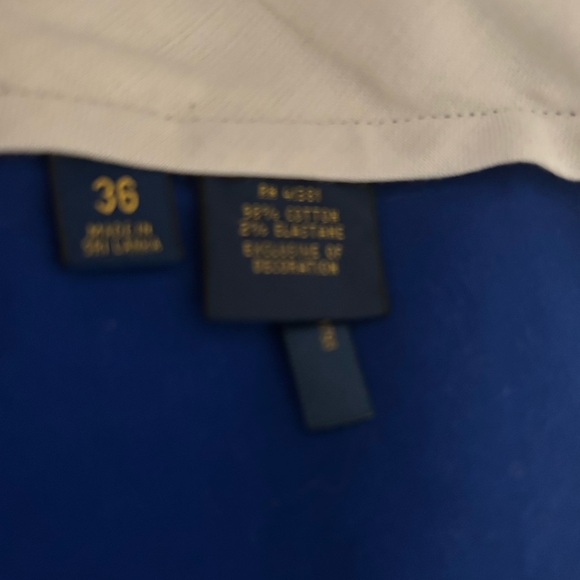 Polo by Ralph Lauren Blue Flat Front Shorts Classic Design - Picture 3 of 4